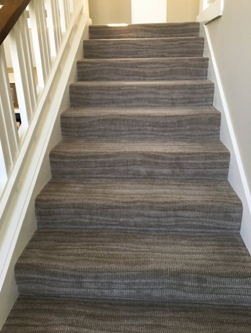 carpeted staircase